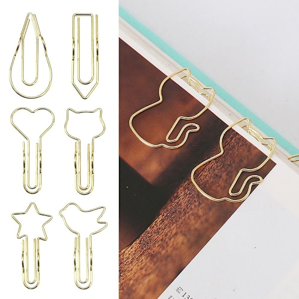 10 STK/pose Penn Fix Clip Papirklips CAT CAT Cat
