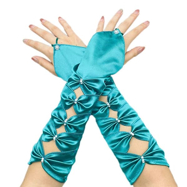 Brudehandsker Albuehandsker SORT black