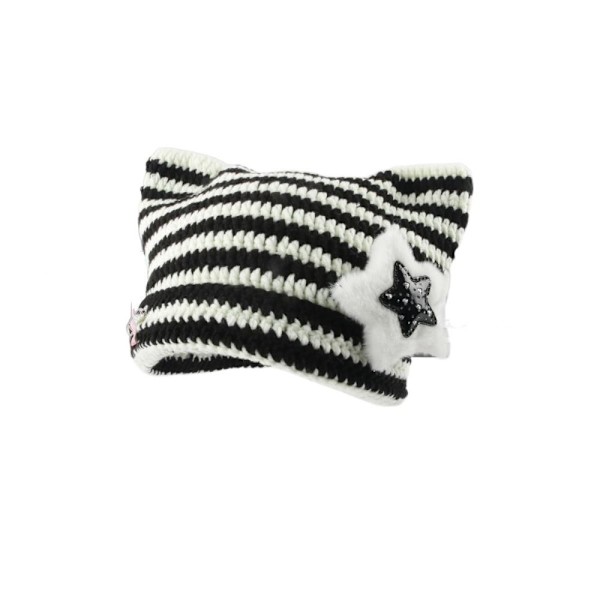 Pullover Cap Neulottu cap BLACK&WHITE BB black&white B-B