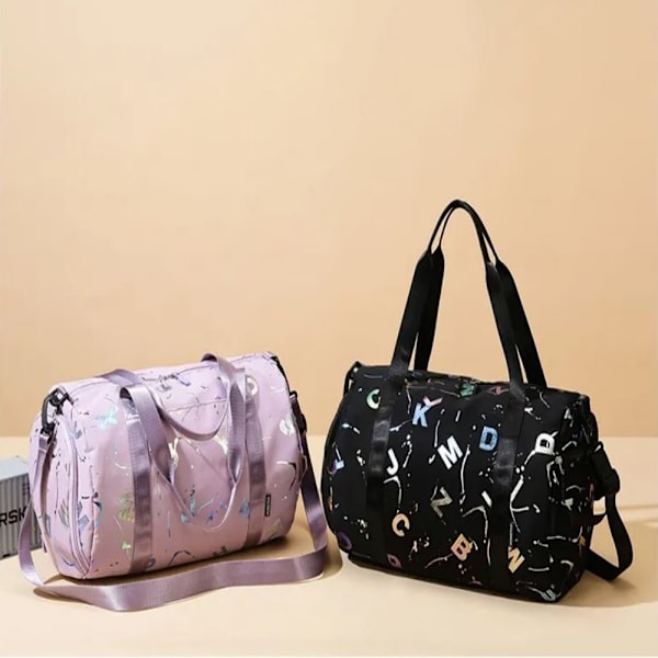 Gym Yoga Sport Dance Bag Vandtæt Crossbody Deffle Bag PINK Pink
