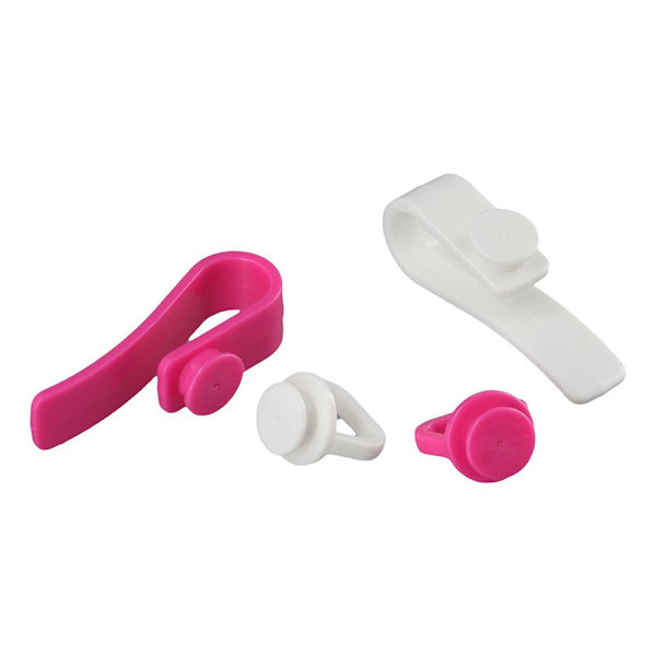 6 Stk Kroge Tilbehør til Bogg Tasker Tasker Nøgleringe WHITE&ROSE White&Rose
