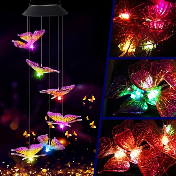 LED Hummingbird Lights Wind Chime 2 2 2