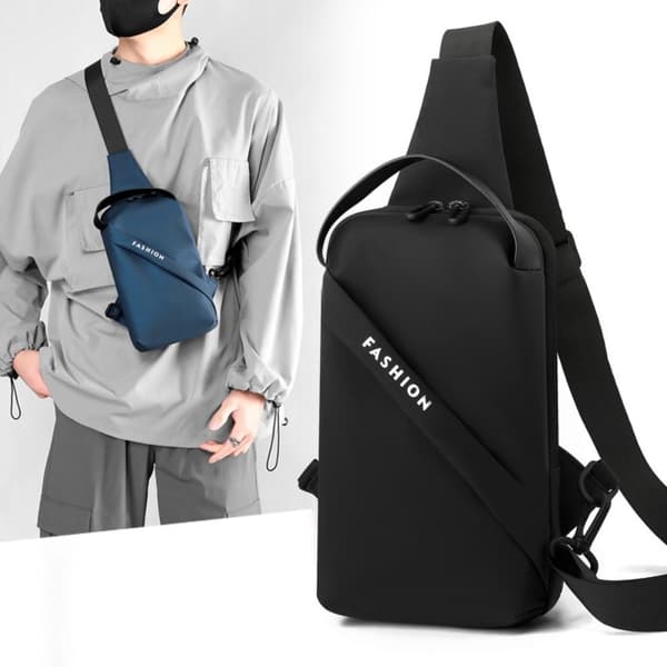 Sling Bag Brysttaske SORT black