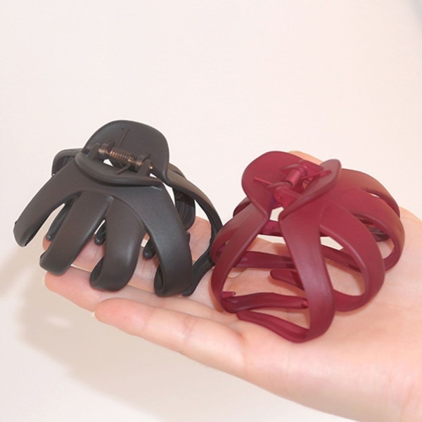 Octopus Hair Claws Hårkæbeklemmer KAFFE Coffee
