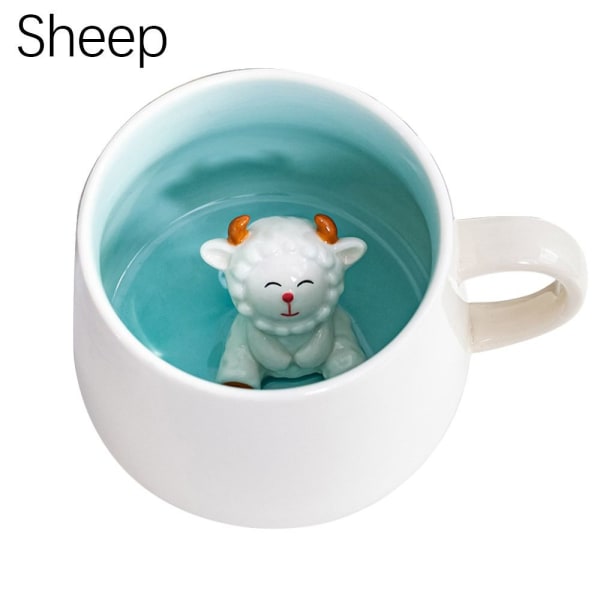 Kaffe Mugg Mjölktekopp FÅR FÅR Sheep