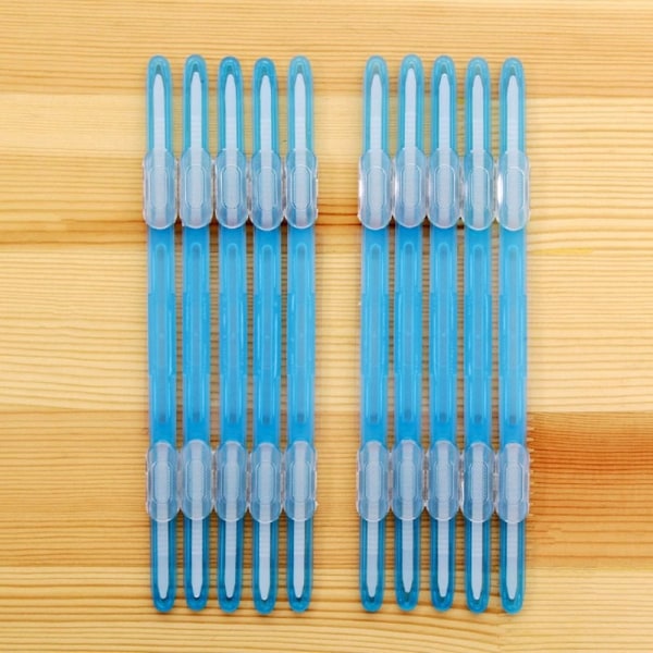 10 st Bindningsklämmor Remsa Lösbladsklämma FÄRG 8 FÄRG 8 Color 8