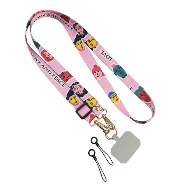 Crossbody Cell Phone Lanyard Mobiltelefonstrop E E E