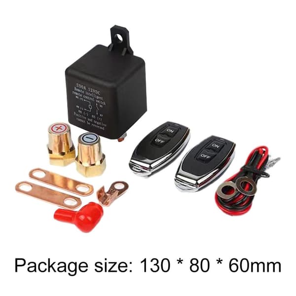 Bilrelé batterifrakobling C C C