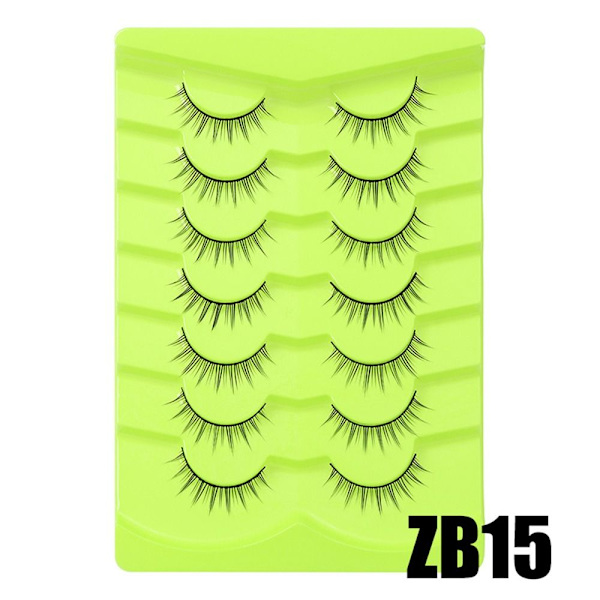 Cat Eye Lashes Tekeet ripset näyttävät pidennysiltä ZB15 ZB15 ZB15