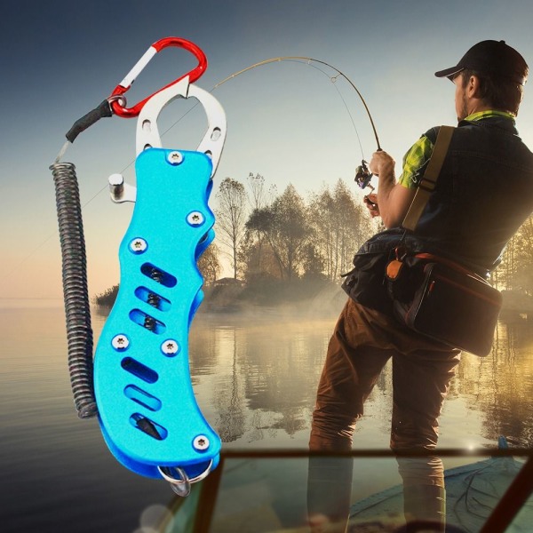2st/ set Fish Lip Gripper Fish Controller Clamp BLÅ BB Blue B-B