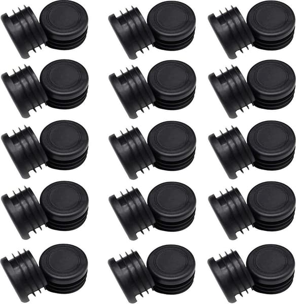 30 Pakning Runde Rørplugger Endestykker Plast Runde Plugger Hull 30 Pack