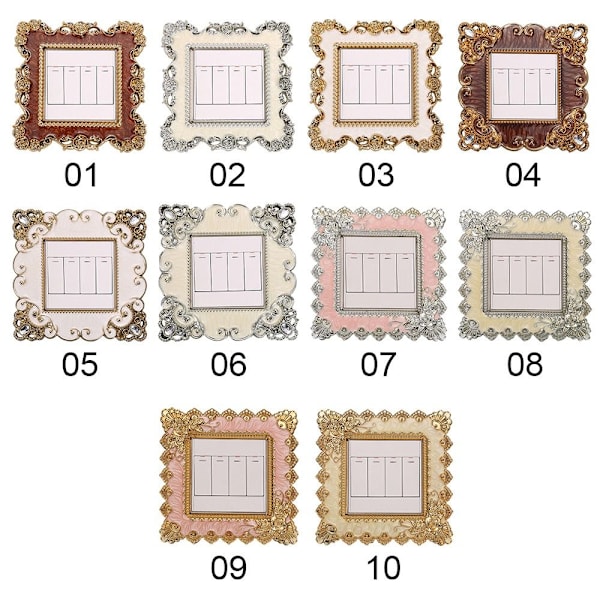 Enkel lysbryter deksel Sokkel Surround Frame 01 01 01