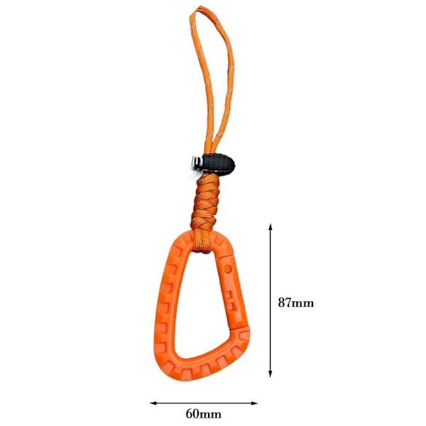 Fastgør quickdraw sjækle karabinhage Clip ORANGE REFLECTIVE Orange Reflective-Reflective
