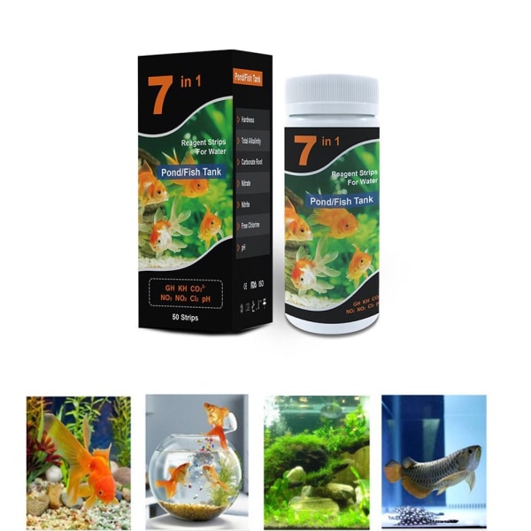 Fish Tank PH Test Chlorine Dip Test Liuskoja 100 kpl 100pcs