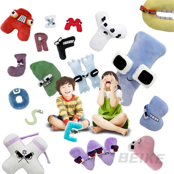 Animal Plushie Doll Alphabet Dolls C C