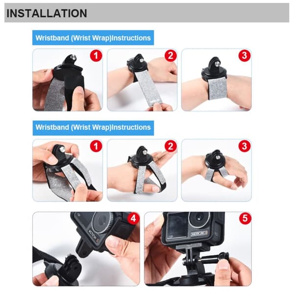 Magnetisk håndleddsstropp Bandmontert håndstropp Wrist Strap