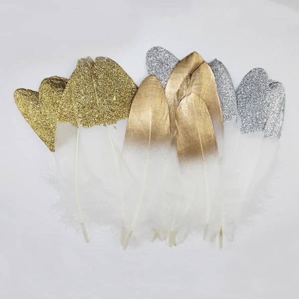 20 STK Feathers Trims Festdekoration 3 3 3
