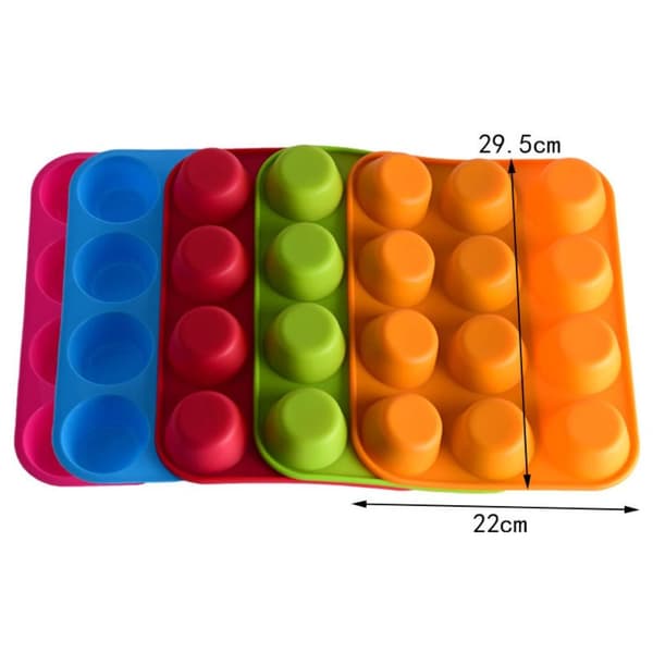 Muffinsbricka Rund Form ORANGE orange