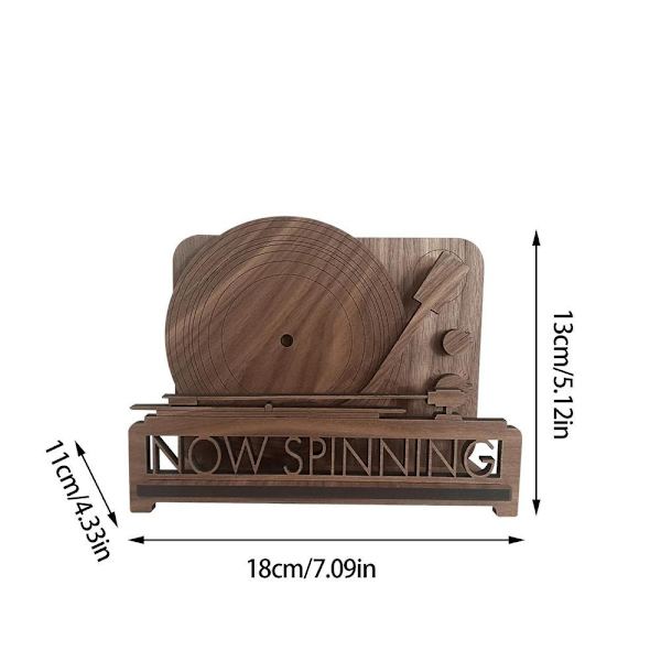 Albumställ Record Display Stand LIGHT BROWN LIGHT BROWN Light Brown
