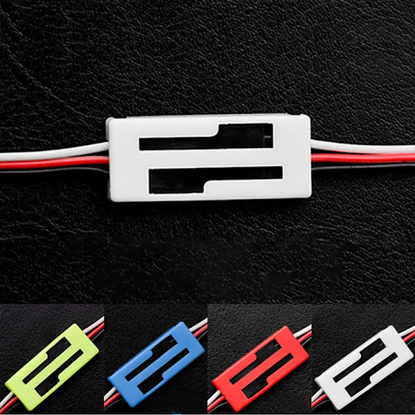 20stk Servo Kabel Clips Forlengelseskabel Spenne Clip MIX FARGE Mix Color