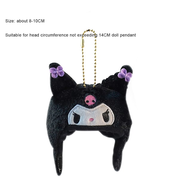 Plysch Head Cover Pendel Cross-Dressing Hat Doll 9 9 9