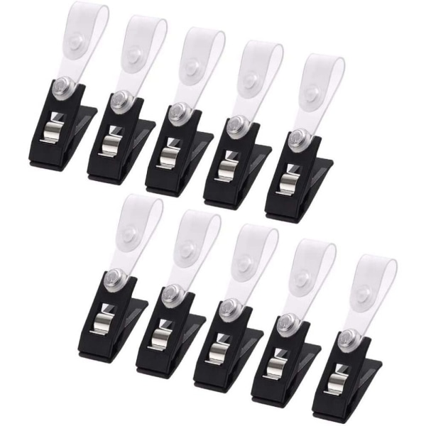 10 kpl Garden Flag Stabilisator kumitulpat ANTI-WIND CLIPS Anti-Wind Clips