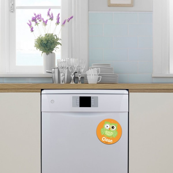 Køleskabsmagneter Magnetisk mærkat til opvaskemaskine 2 2