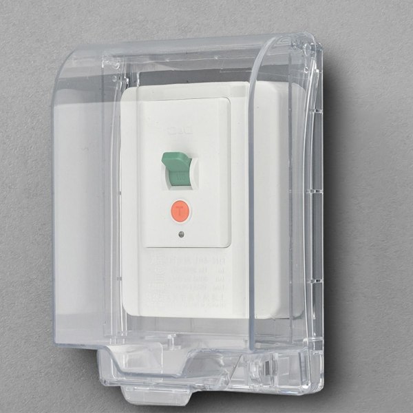 Strömbrytare Cover Sockel Vattentät låda TRANSPARENT transparent