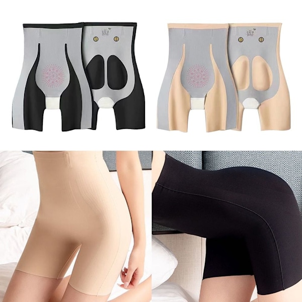 Mavekontrolbukser Shapewear SORT M Black M