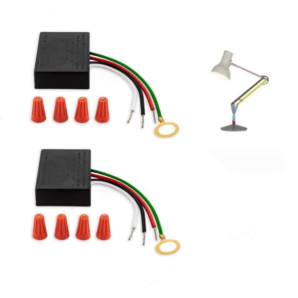 2-pak 3-vejs berøringssensor lysdæmperkontakt