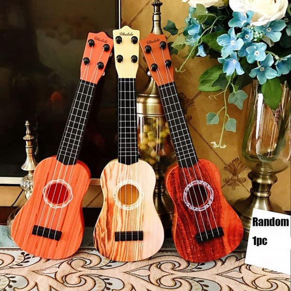 Slumpfärg 1 st Simuleringsgitarr Mini Ukulele 1 1