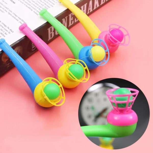 10 stk Rørblåsende ball Balansetrening Pedagogiske leker Color Random
