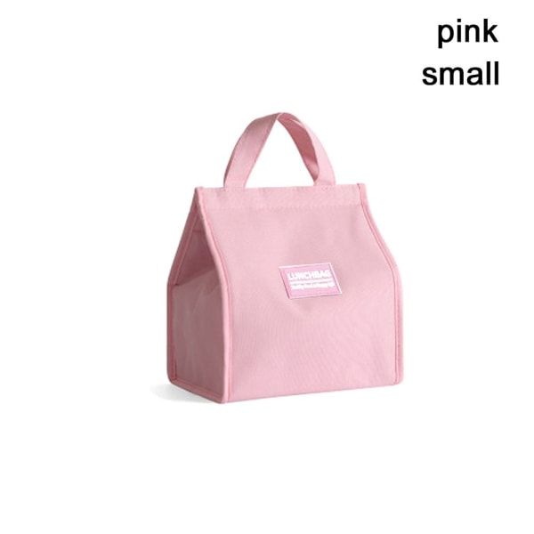 Isolerad Thermal Bag Kylväska Lunchväska ROSA LITEN pink small