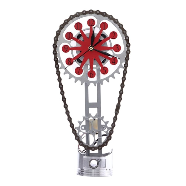 Ketju Gear Clock Pöytäkello PUNAINEN A A Red A-A