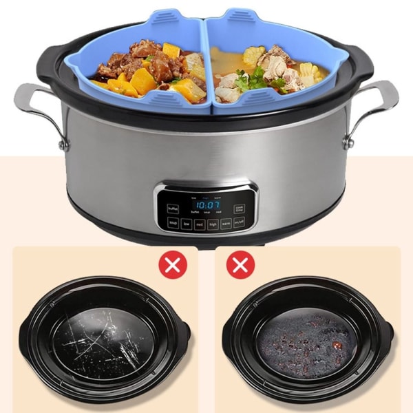 Slow Cooker Liner Slow Cooker Separator GRÅ grey