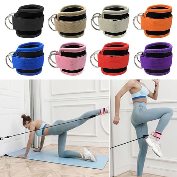 Ankelstropper D-Ring LILLA Purple