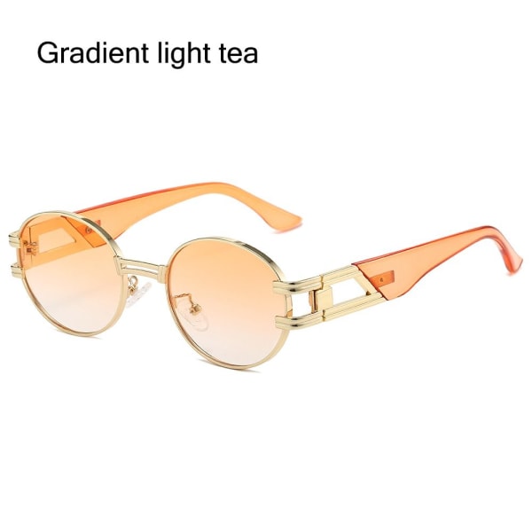 Oval Punk Aurinkolasit Pyöreät aurinkolasit GRADIENT LIGHT TEA Gradient light tea