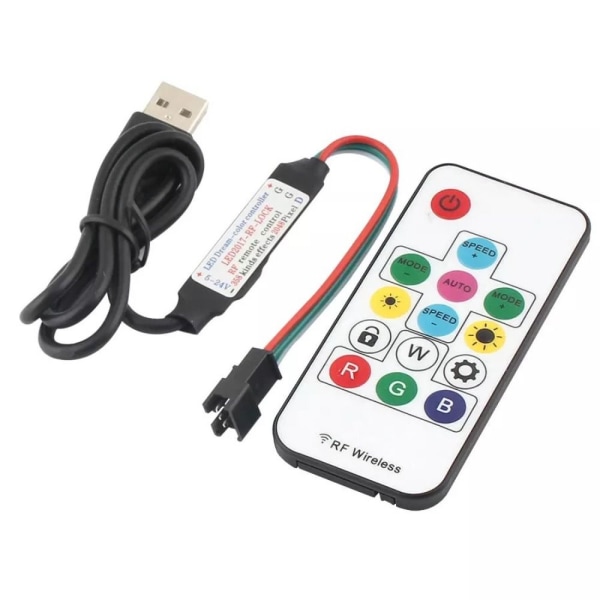 LED lyscontroller RGB Dimmer 3Pin Jack
