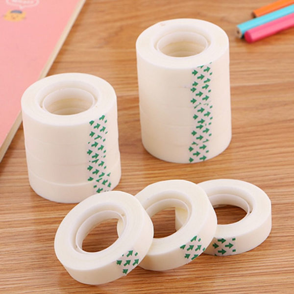 6 st Transparent Tape Osynlig Tape Clear Tape