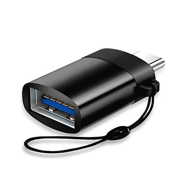 5st Typ C till USB 3.0 Adapter OTG Adapter SVART Black