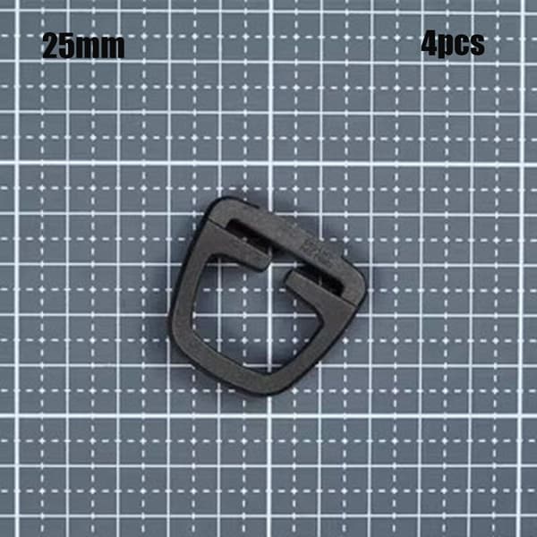 4 stk Webbing stropp Spenne Glidefeste 20MM 20mm