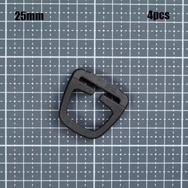 4st Webbing Rem Spänne Slider Fästelement 25MM 25mm