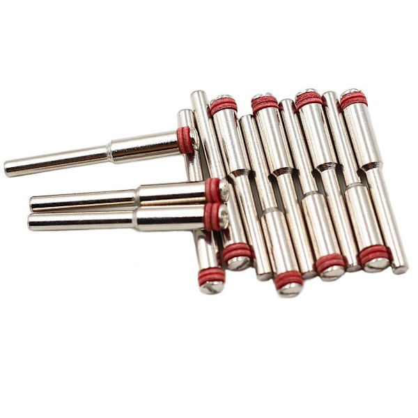 12 Stk Afskåret Hjulskrue Dorn 1/8 Tommer Skaftholder til 12PCS