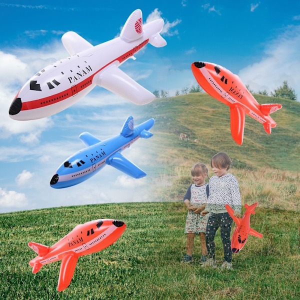 2st Tecknad flygplan VIT White