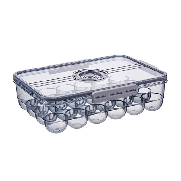 Munan säilytyslaatikko Jääkaappisäiliö HARMAA 32.5X22.5X9CM Grey 32.5x22.5x9cm