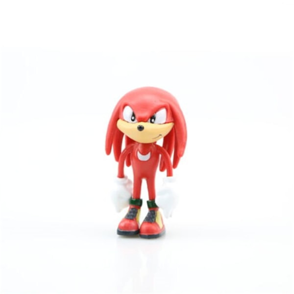 6 stk Sonic Figurer Action Karakter Dukke Legetøj Anime Figur