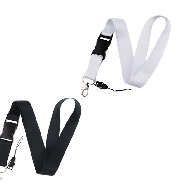 2 STK Nøglering Badge Holder Badge Reel