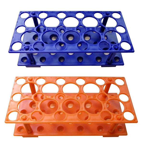 2 ST Teströrsställ Centrifugerrörhållare Laboratorieplast 2PCS