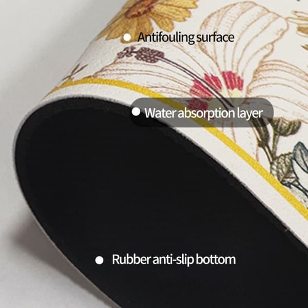 Kran-tømmematte Sklisikker absorberende pute B B B