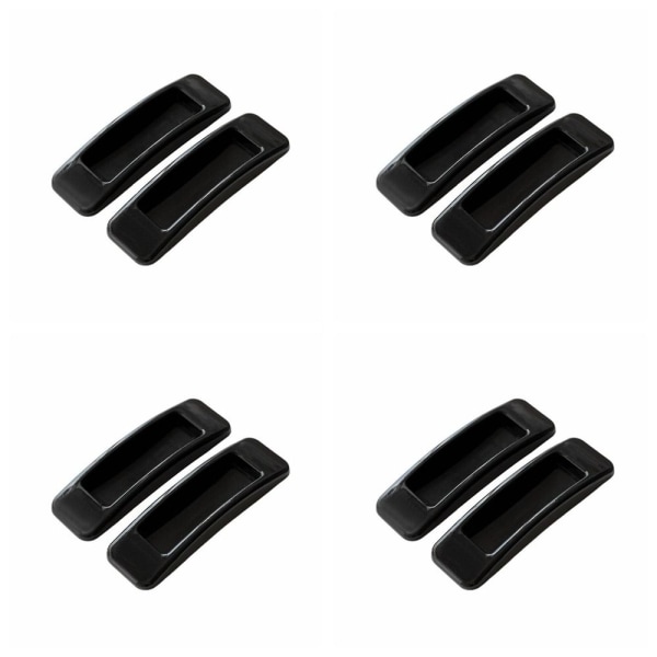 8 STK Håndtak Skap Håndtak SORT 8 STK 8 STK Black 8Pcs-8Pcs
